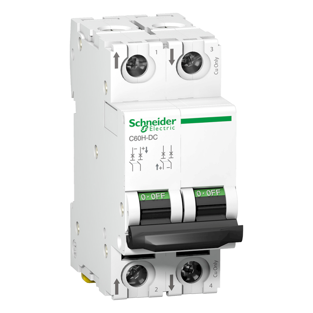 Interruptor Termomagnético A9N61 2x6A 6kA Curva C Schneider Electric