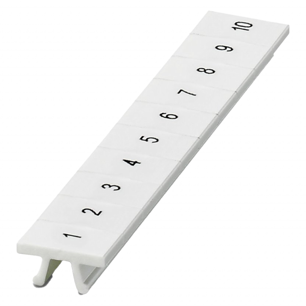 Identificador ZB P/Bornes de 6mm 1 al 10 Phoenix Contact