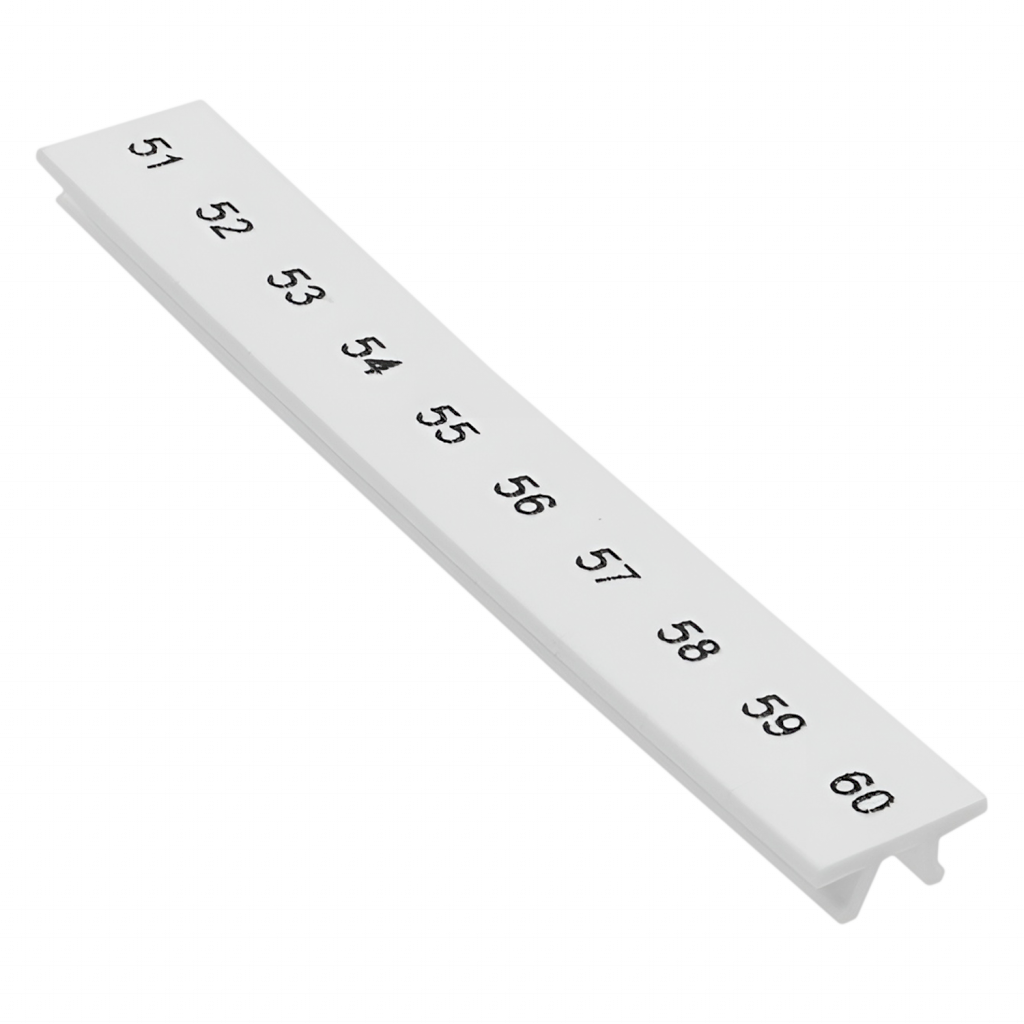 [10674] Identificación P/Bornes ZB de 6mm 51 al 60 Blanco Phoenix Contact