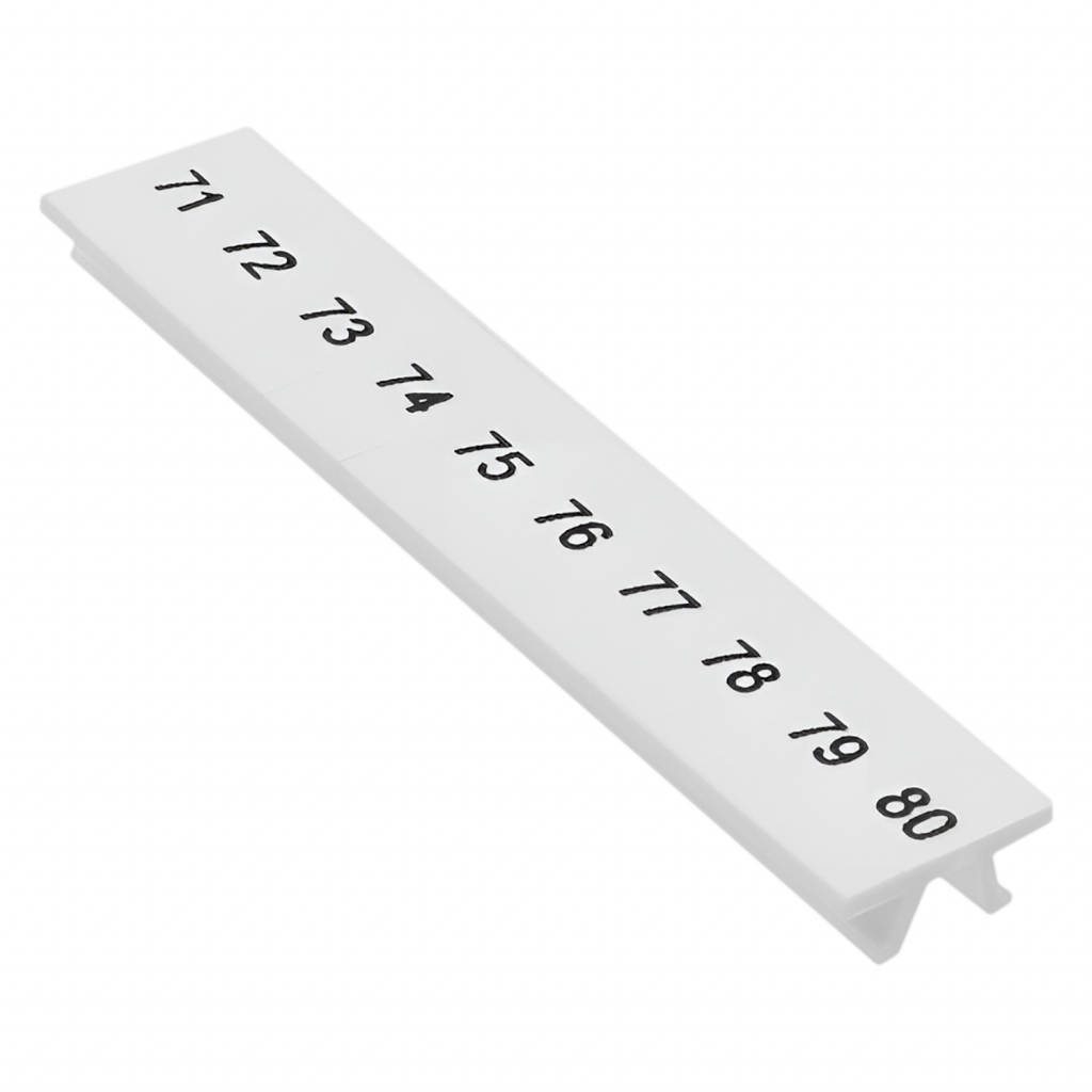 Identificación P/Bornes ZB de 6mm 71 al 80 Blanco Phoenix Contact