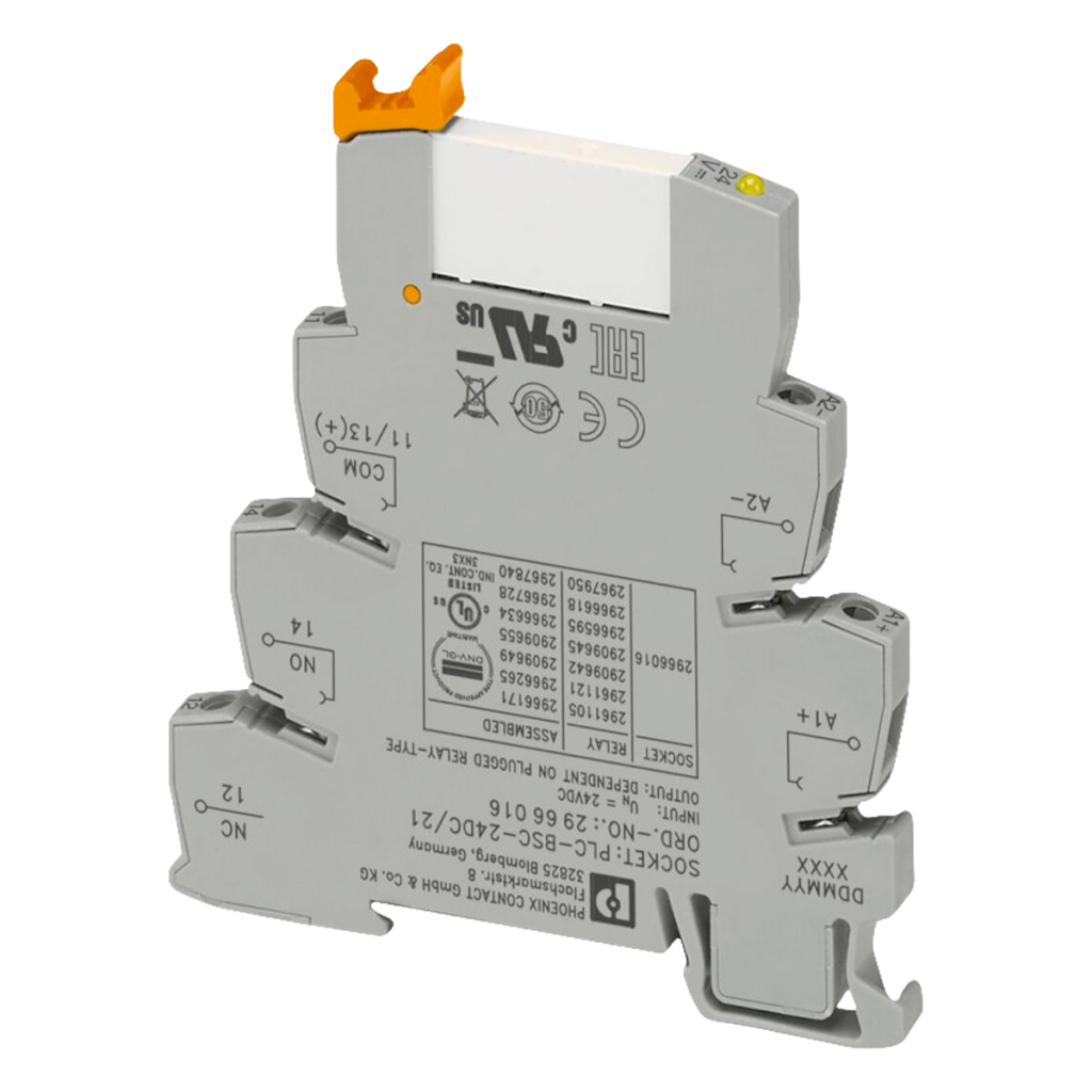 [4149] Relé PLC 1 Inversor 24VCC C/Led Tornillo Phoenix Contact