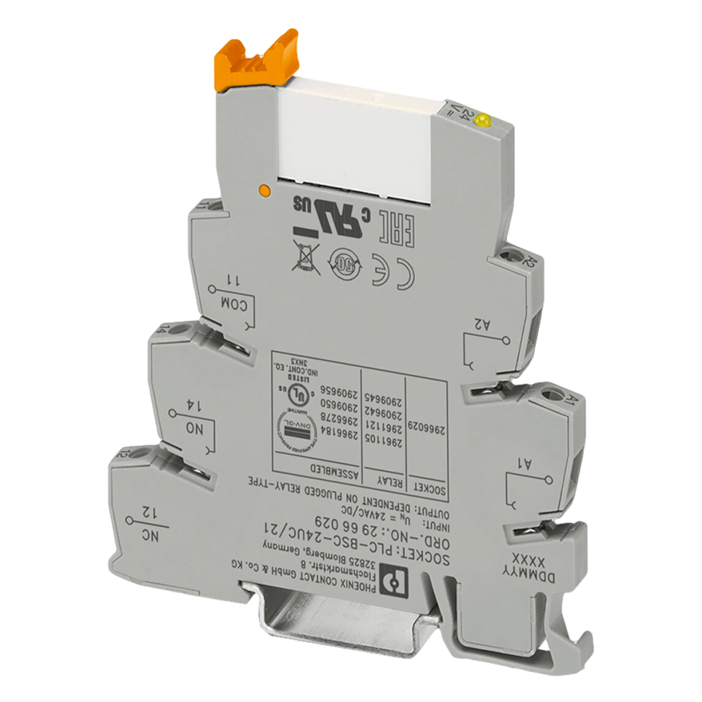 Relé PLC 1 Inversor 230VCA/220VCC C/Led Phoenix Contact
