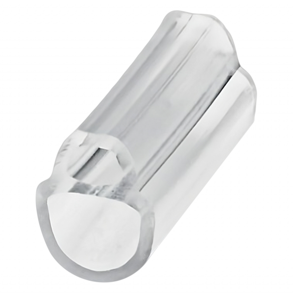 [6678] Tubito Portadígito 10mm de Largo Encastre 0,25 a 1mm2 Transparente PVC Phoenix Contact