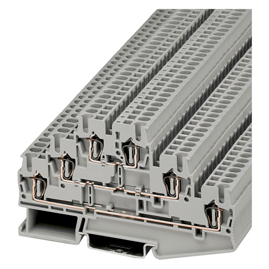 [12166] Borne ST de Paso Resorte Tres Pisos 2,5mm2 Phoenix Contact