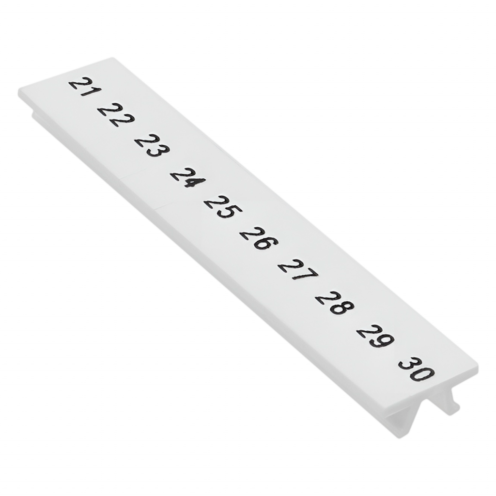 [13387] Identificación P/Bornes ZB de 8mm 21 al 30 Blanco Phoenix Contact