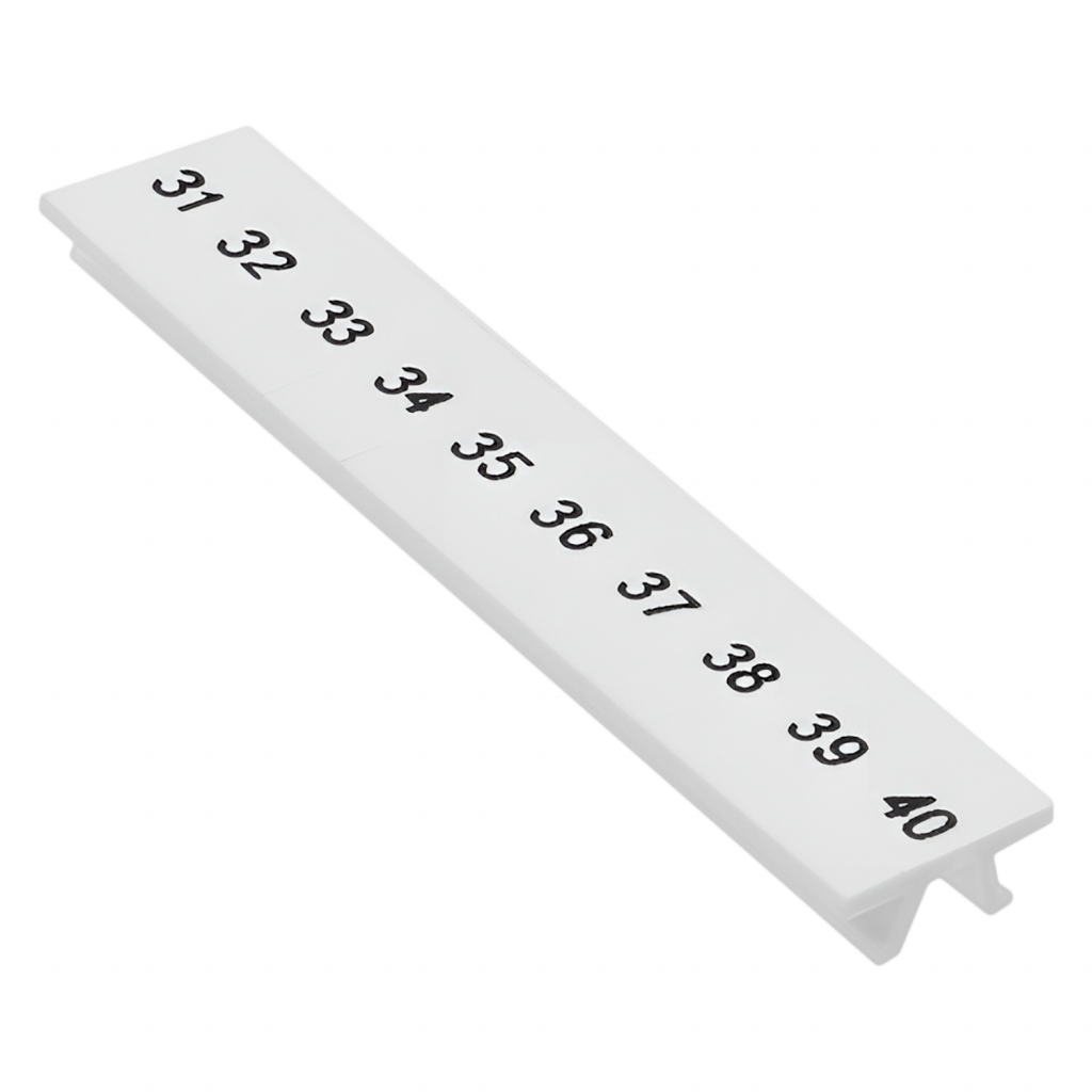 [13388] Identificación P/Bornes ZB de 8mm 31 al 40 Blanco Phoenix Contact