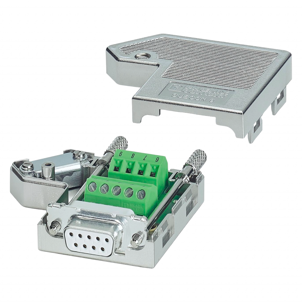 Conector Enchufe C/Tornillo 9 Polos Hembra DB9 Phoenix Contact