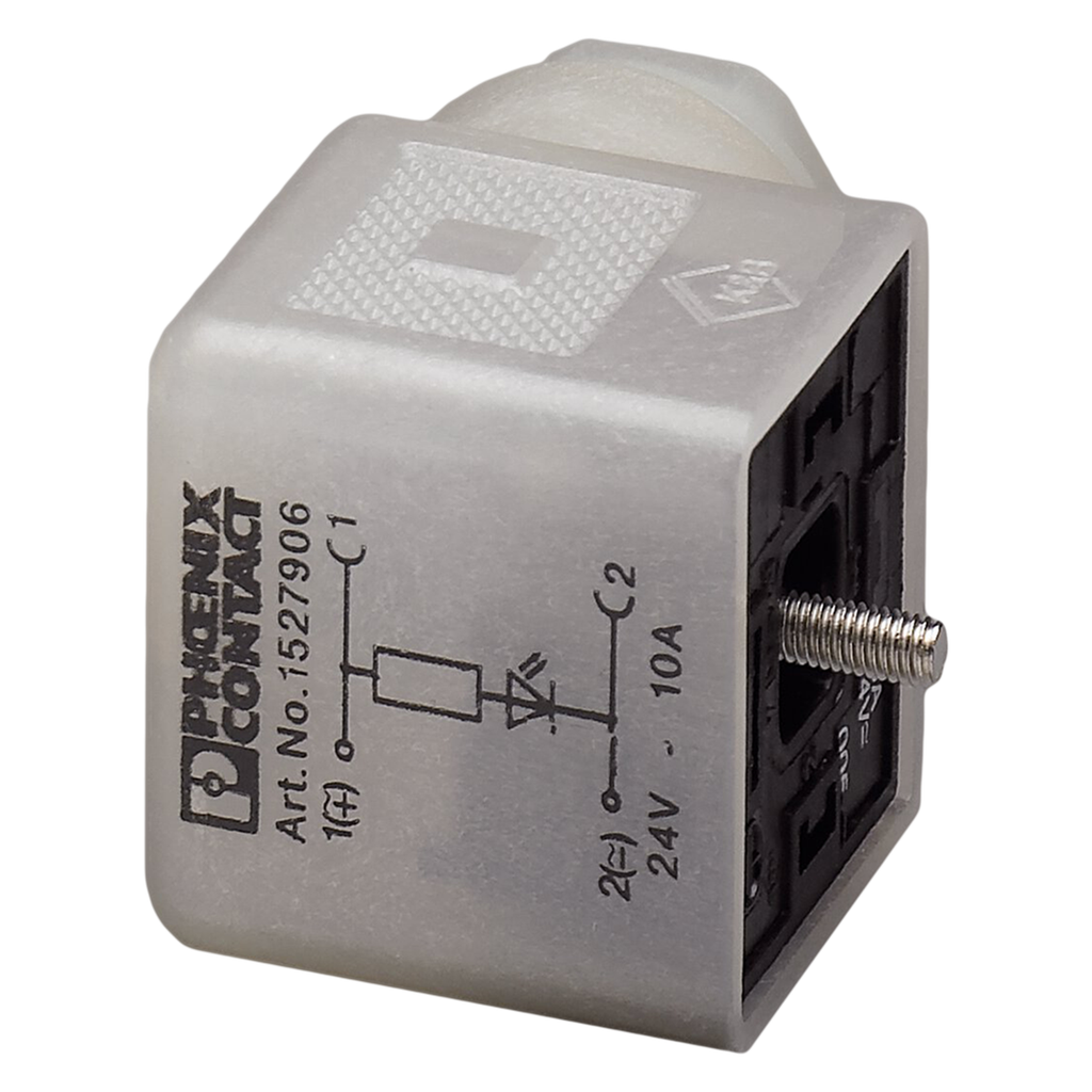 [18872] Conector P/Válvula Tipo A C/LED 3 Polos Phoenix Contact