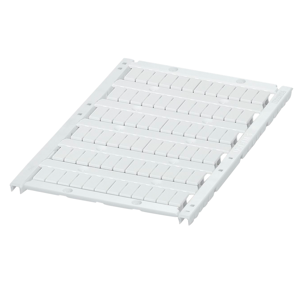 [20877] Plancha P/Bornes 5,2mm 72 Identificadores Blanca Phoenix Contact