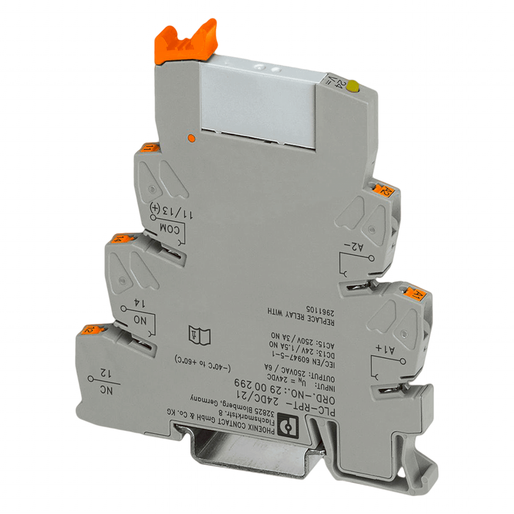 [24766] Relé PLC 1 Inversor Push-in 24VCC Phoenix Contact