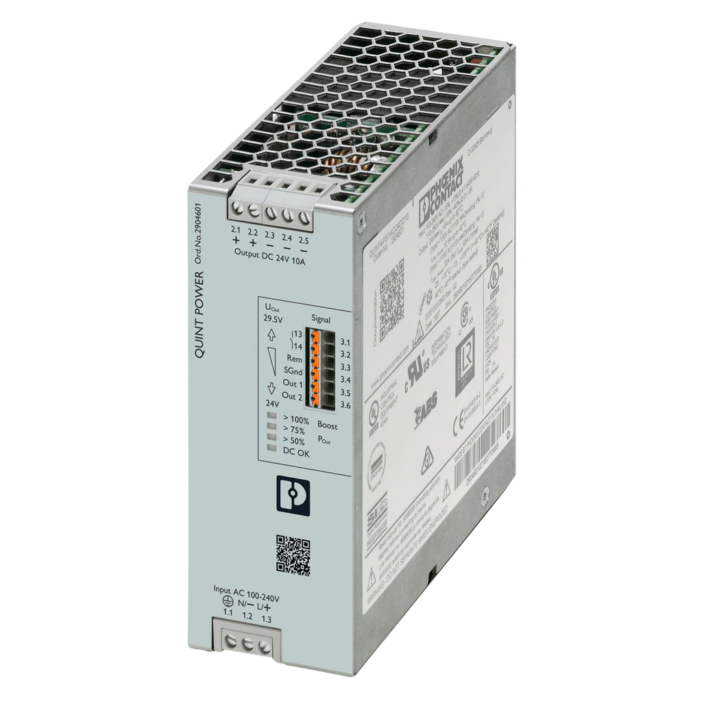 [26721] Fuente Quint Power E: 100/240VCA S: 24VCC 10A Phoenix Contact