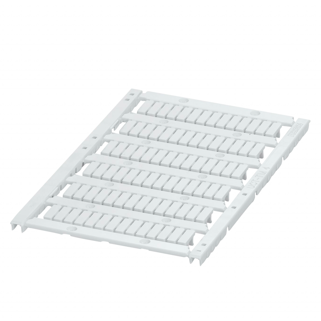 [30406] Plancha P/Bornes 4,2mm 90 Identificadores Blanca Phoenix Contact