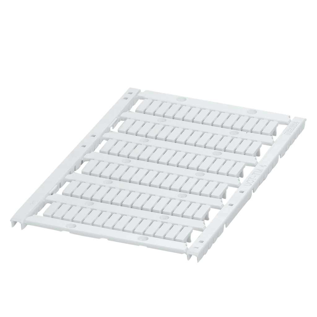 [30406] Plancha P/Bornes 4,2mm 90 Identificadores Blanca Phoenix Contact