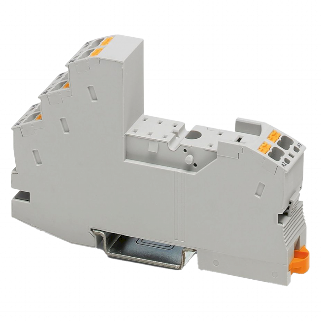 [30427] Zócalo P/Relé 2 Inversores 12A 250VCA/VCC Push-In Rif Phoenix Contact