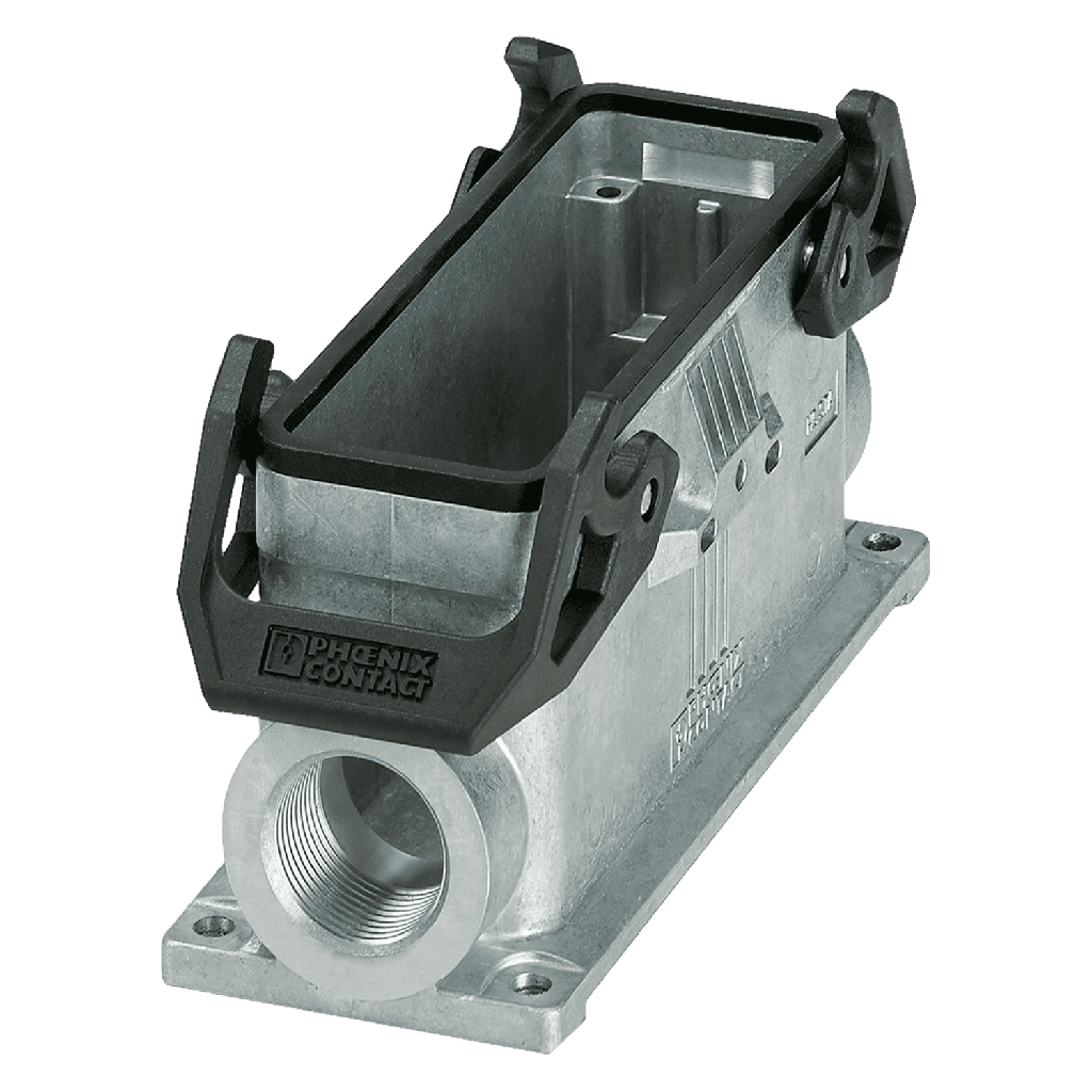 [31865] Carcasa Empotrar de Aluminio 24 Polos S/Prensacable Incorporado Salida Lateral Phoenix Contact