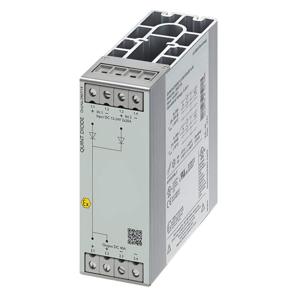[31914] Módulo de Redundancia Diodo 12-24VCC/2x20A-1x40A Phoenix Contact