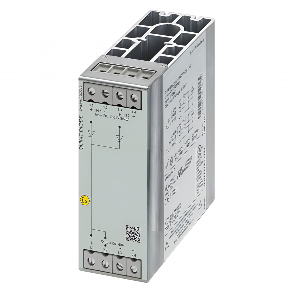 [31914] Módulo de Redundancia Diodo 12-24VCC/2x20A-1x40A Phoenix Contact