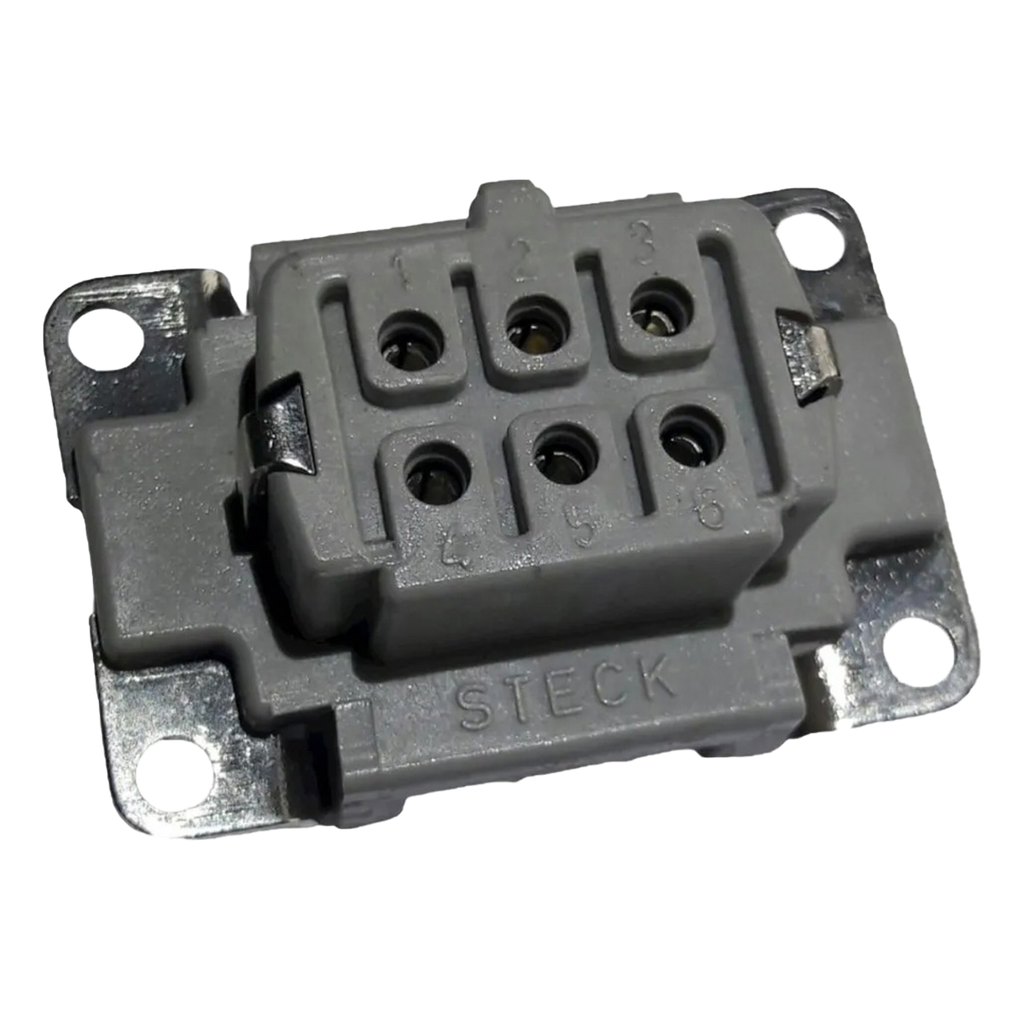 [2172] Nucleo Hembra 6 Polos Steck Electric