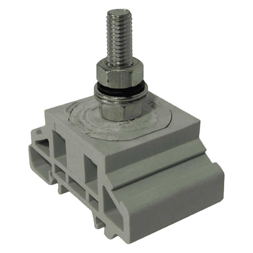 [8653] MonoBorne Extraible C/Bulón 8mm P/Riel Din Zoloda