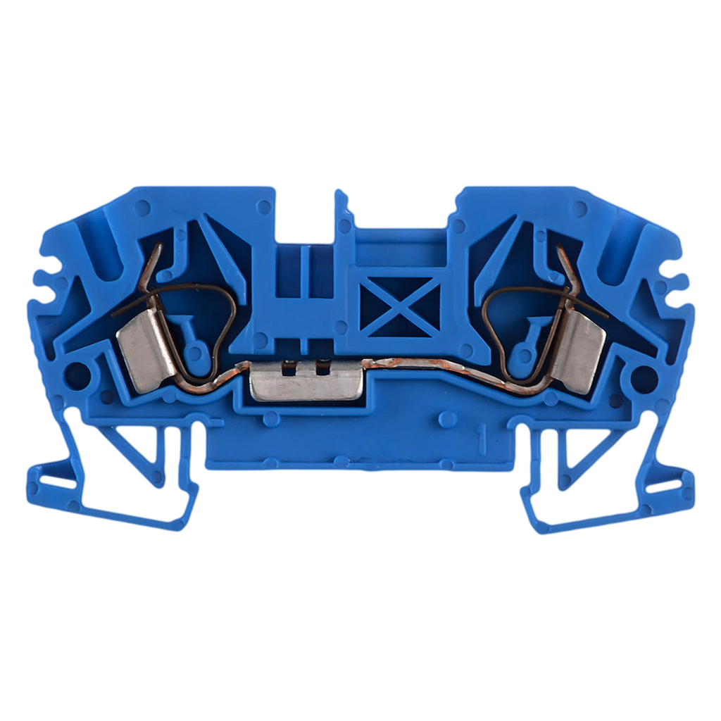 [17485] Borne BKF Resorte 2,5mm2 Azul Zoloda