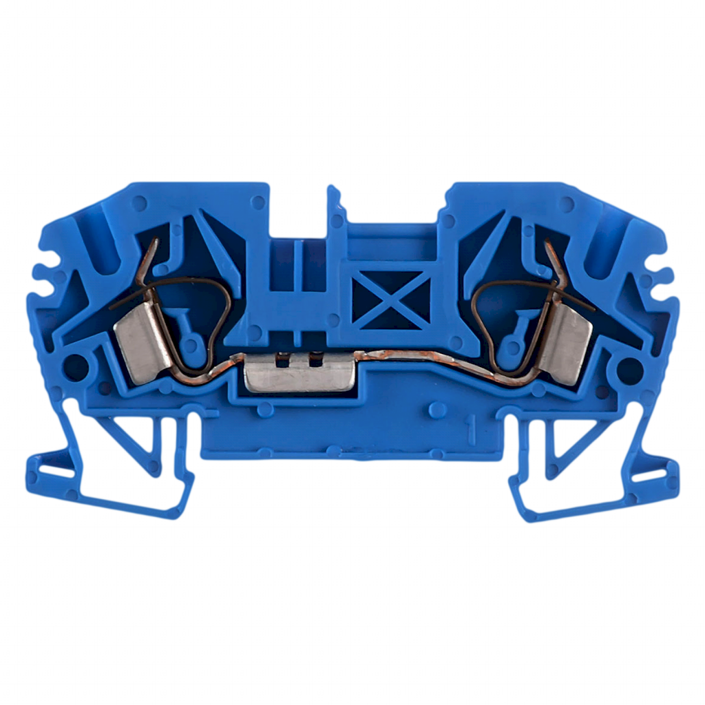 [17485] Borne BKF Resorte 2,5mm2 Azul Zoloda