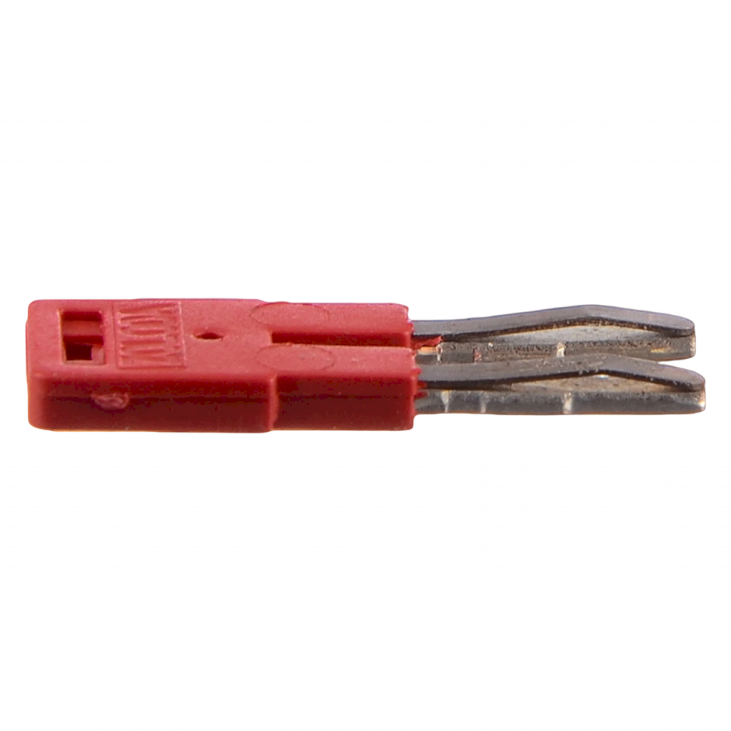 [17487] Puente Fijo JSSB 2 Elementos P/Bornes BKF 2,5mm2 Rojo Zoloda