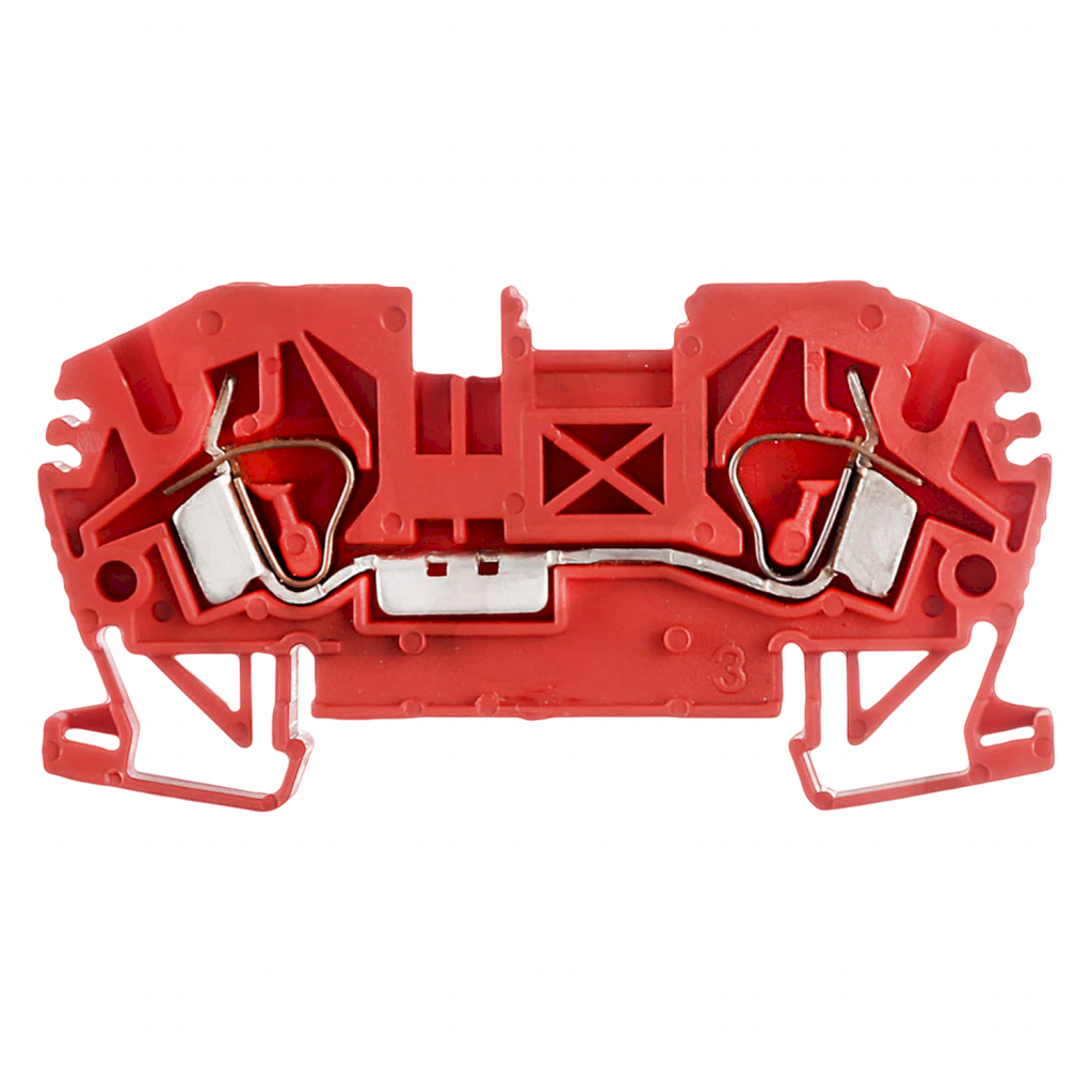 [18442] Borne BKF Resorte 2,5mm2 Rojo Zoloda