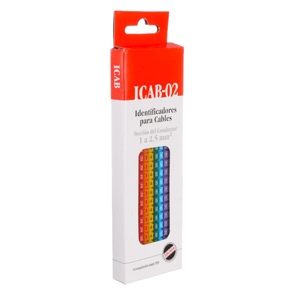 [18473] Identificadores P/Cable Amarillo,Azul,Blanco,Gris,Marron,Naranja,Negro,Rojo,Verde,Violeta Números 0-9 Zoloda