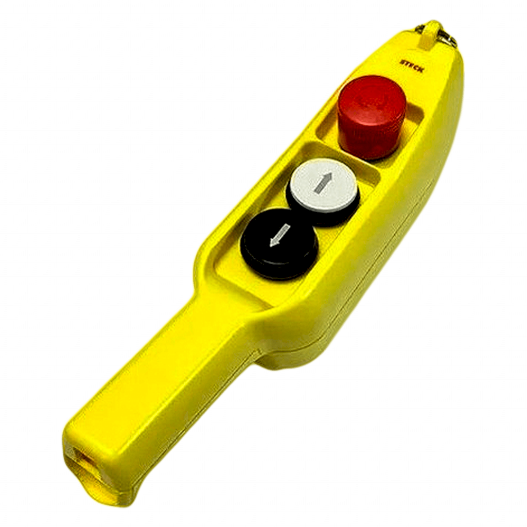 Caja Colgante PVC Amarillo/Negro/Rojo 1NA Steck Electric