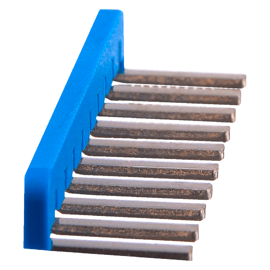 [20273] Puente Fijo 10 Elementos P/Bornes BKNT 6mm2 Azul Zoloda