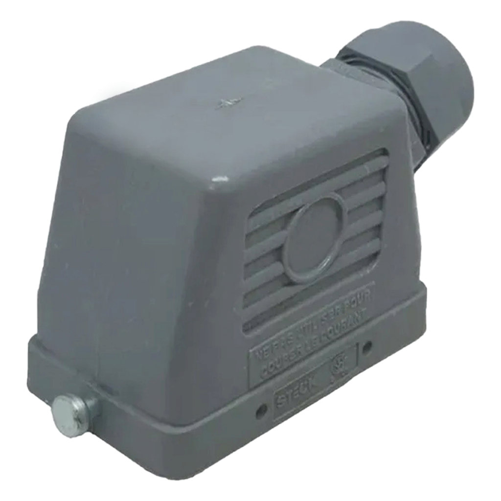 [32077] Carcasa Aerea de Poliamida 6 Polos C/Prensacable Incorporado Salida Lateral Steck Electric