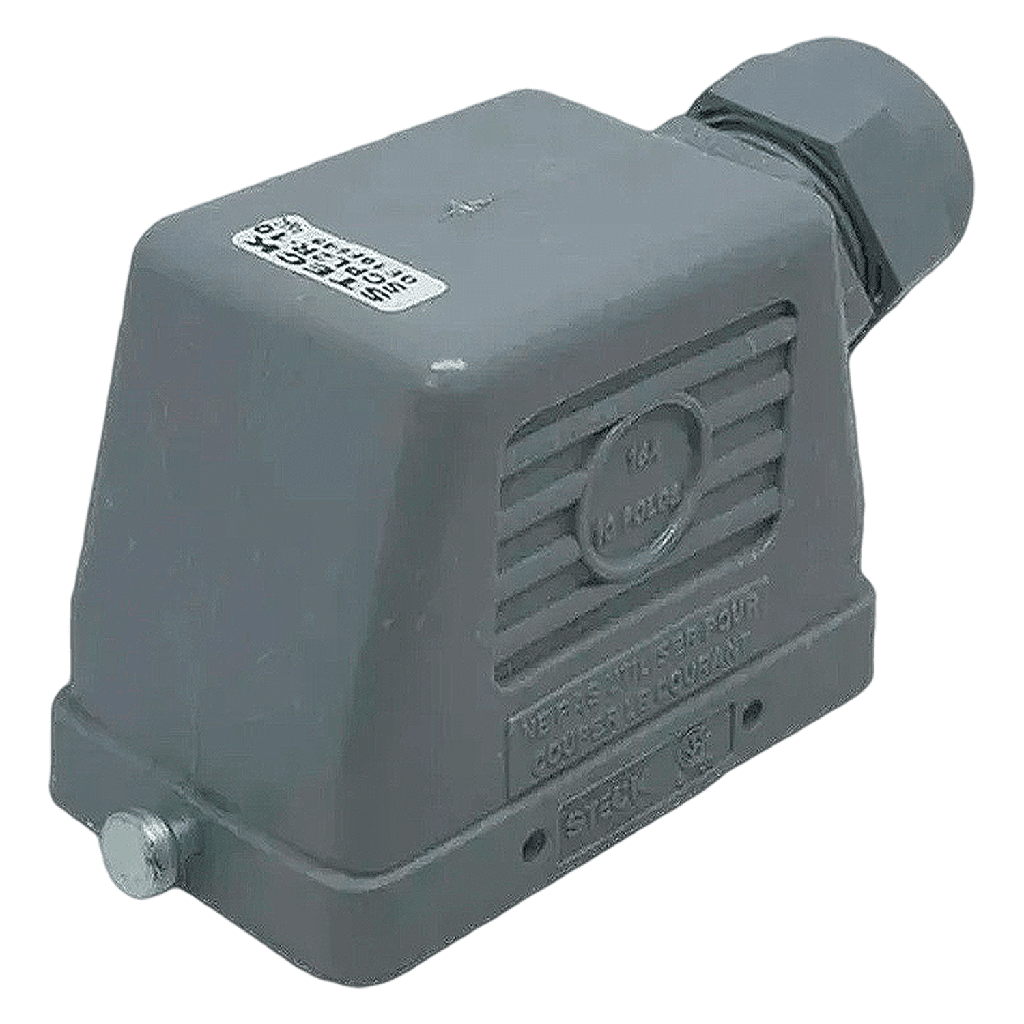 [32078] Carcasa Aerea de Metal 10 Polos C/Prensacable Incorporado Salida Lateral Steck Electric