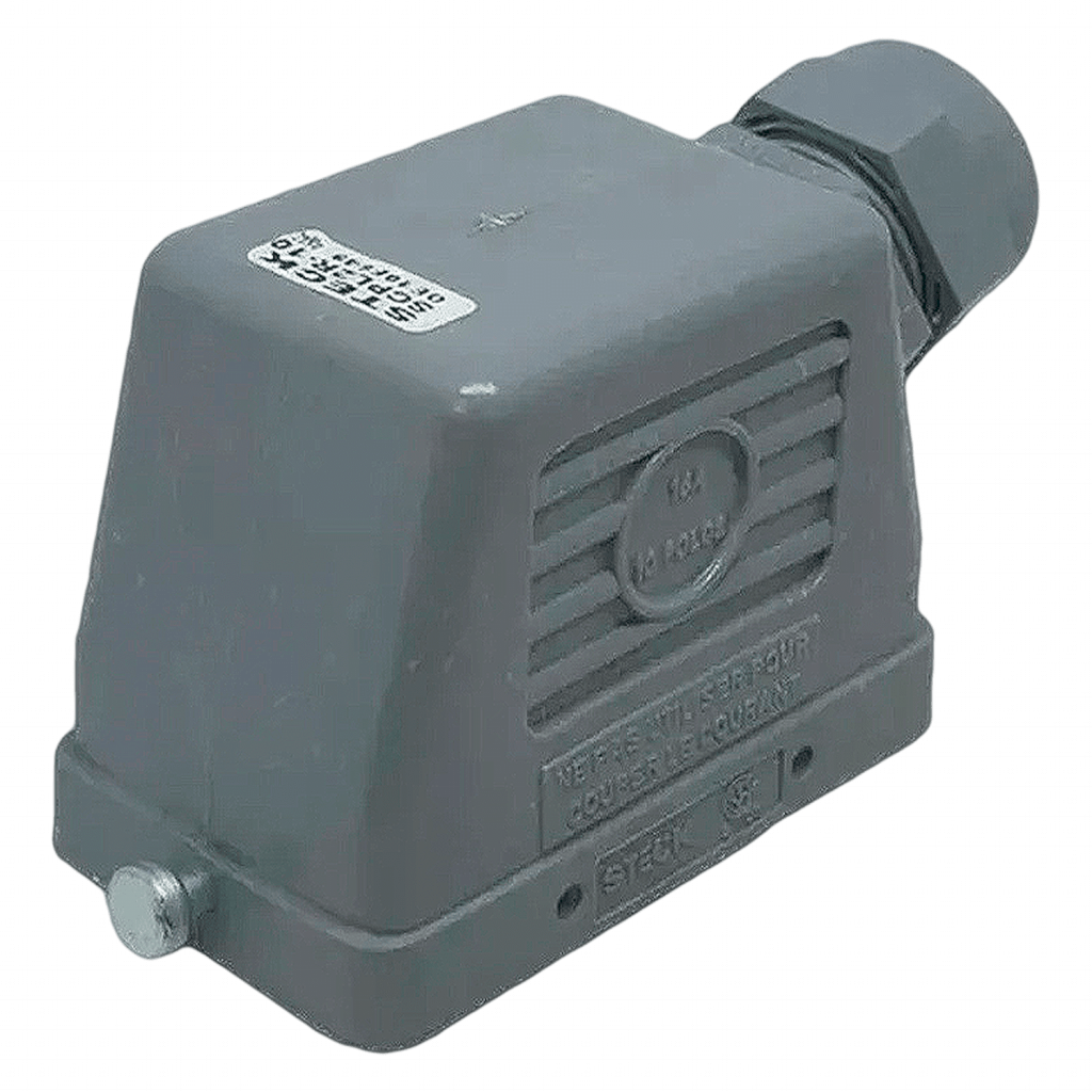 [32078] Carcasa Aerea de Metal 10 Polos C/Prensacable Incorporado Salida Lateral Steck Electric