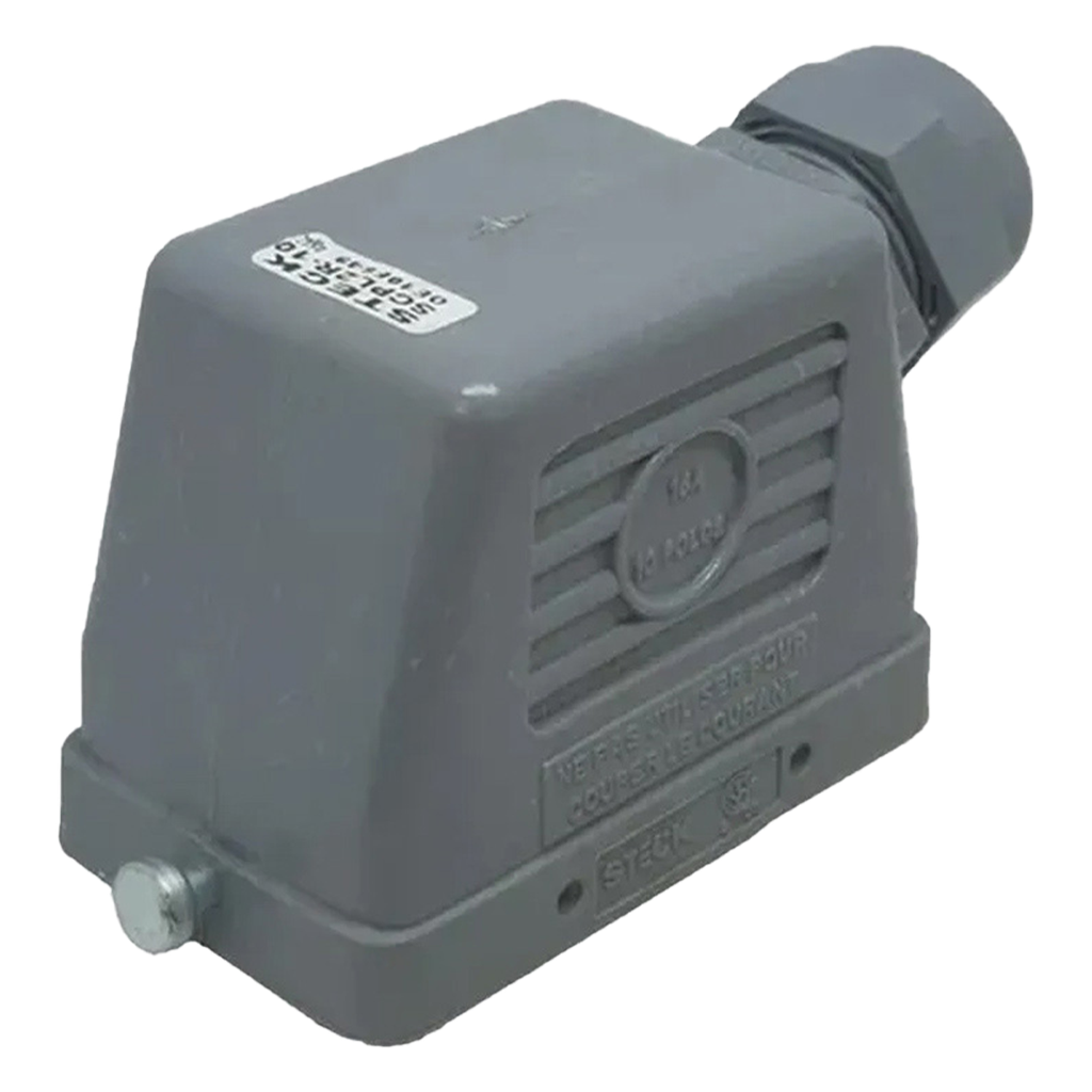 [32079] Carcasa Aerea de Poliamida 16 Polos C/Prensacable Incorporado Salida Lateral Steck Electric