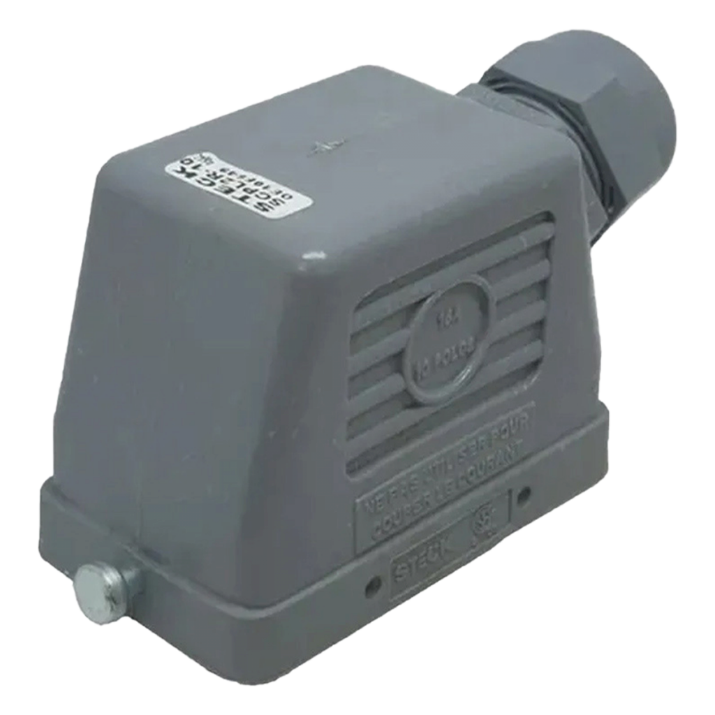 [32079] Carcasa Aerea de Poliamida 16 Polos C/Prensacable Incorporado Salida Lateral Steck Electric