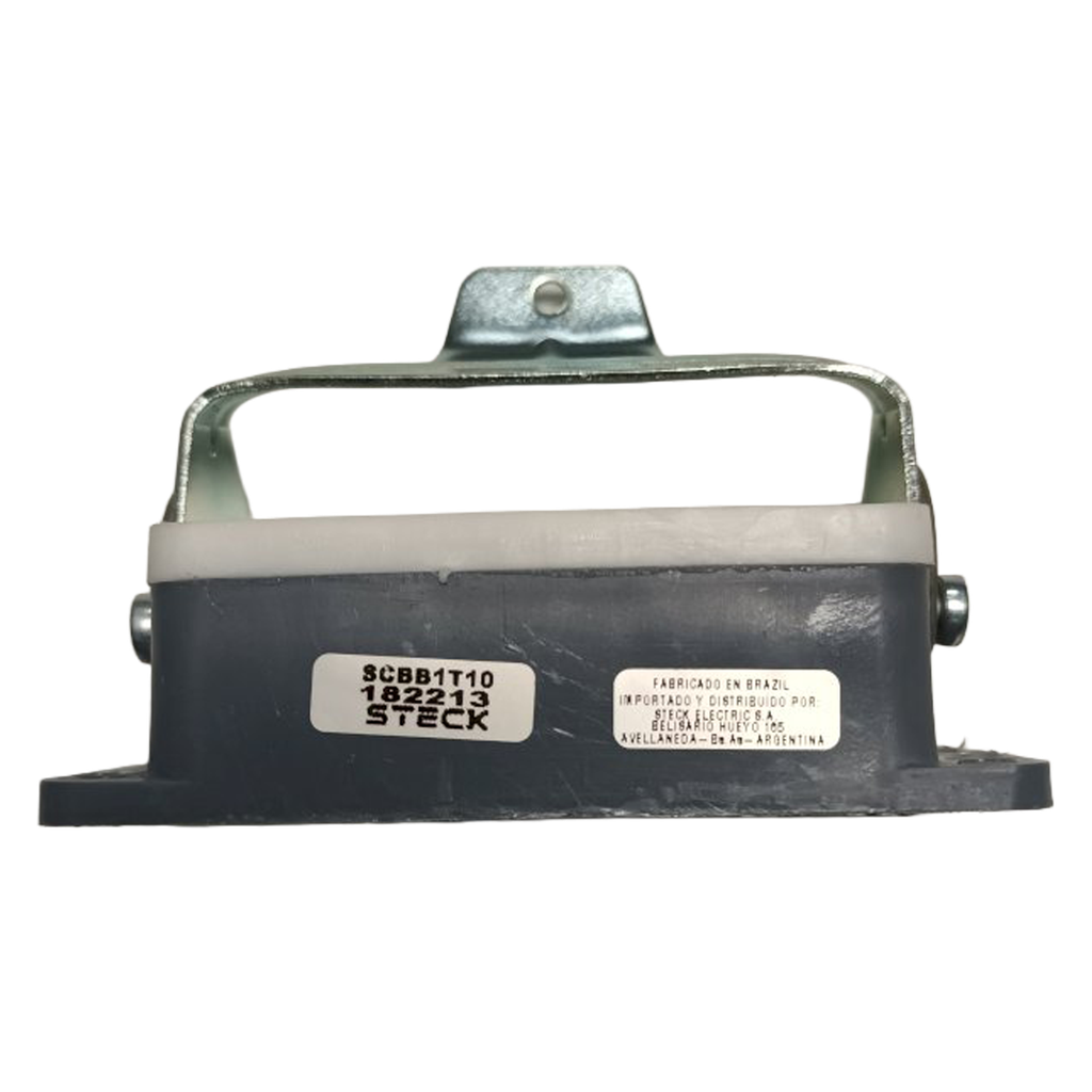 [32082] Carcasa C/Zocalo de Poliamida 10 Polos S/Prensacable Incorporado Salida Inferior Steck Electric