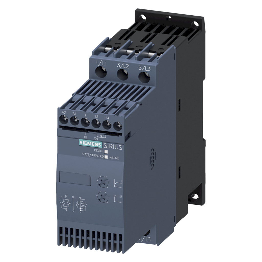 [9904] Arrancador Suave 3RW30 Basic 110-220VCA/VCC 25A 11kW/15HP Siemens