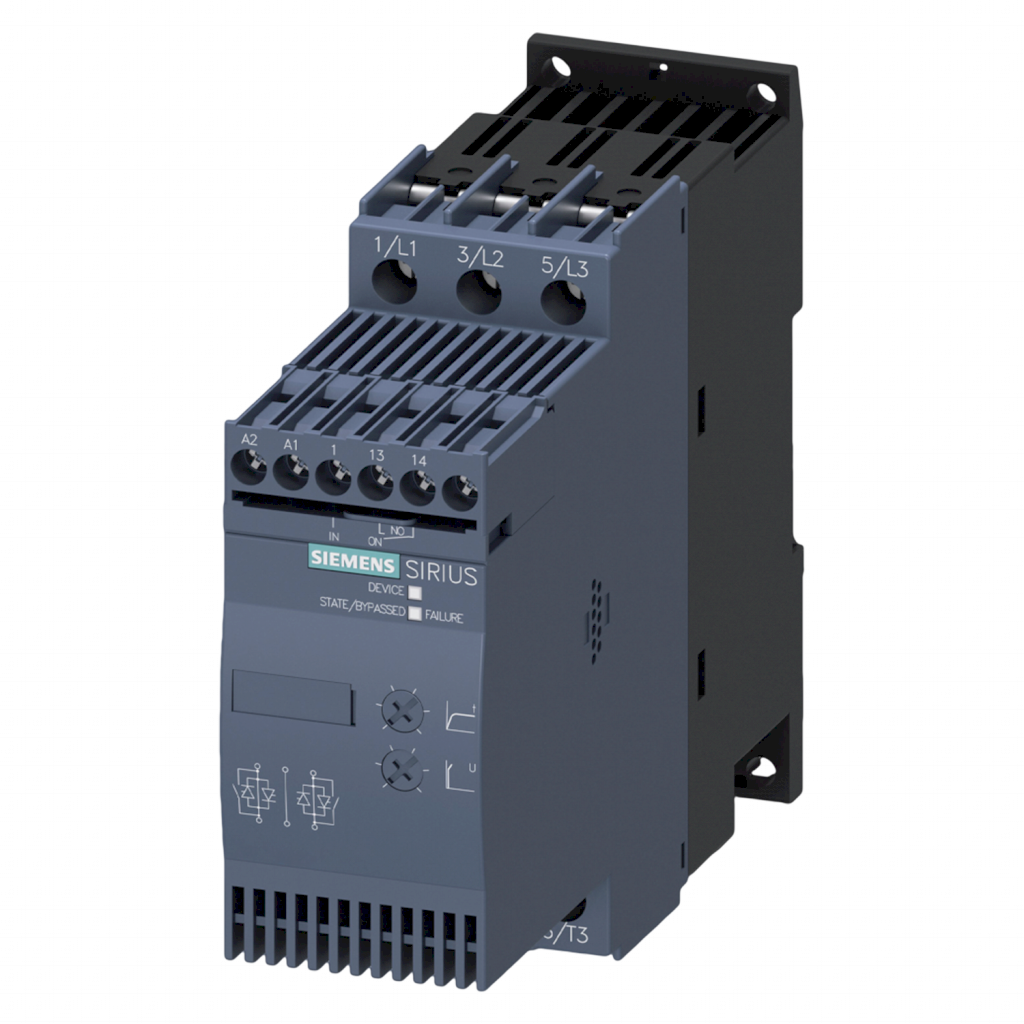 [9904] Arrancador Suave 3RW30 Basic 110-220VCA/VCC 25A 11kW/15HP Siemens