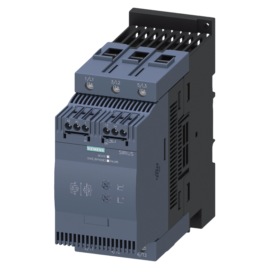 [9907] Arrancador Suave 3RW30 Basic 110-220VCA/VCC 45A 22kW/30HP Siemens