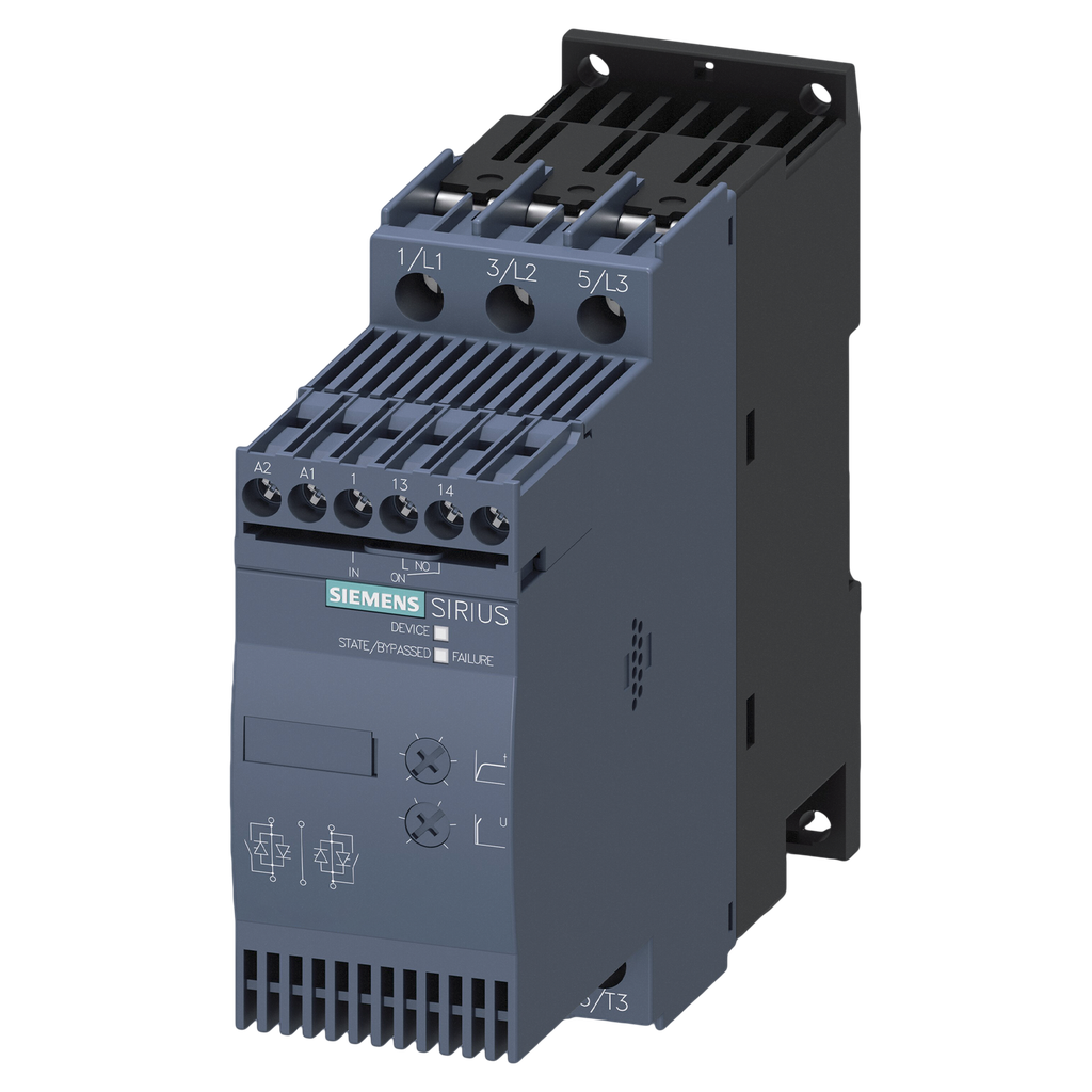 [16370] Arrancador Suave 3RW30 Basic STD 110-220VCA/VCC 38A 18,5kW/25HP Siemens