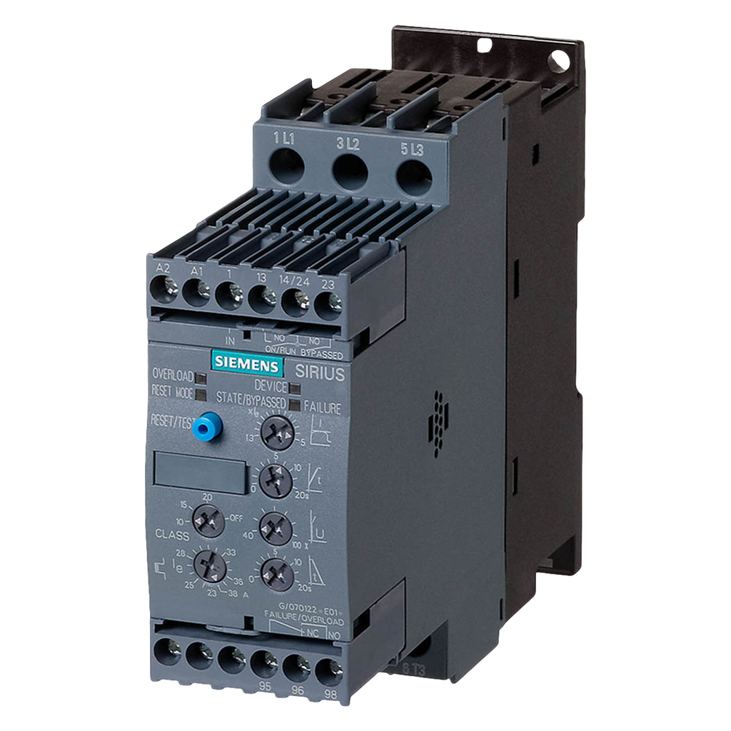 [16372] Arrancador Suave 3RW40 Basic 110-220VCA/VCC 13A 5,5kW/7,5HP Siemens