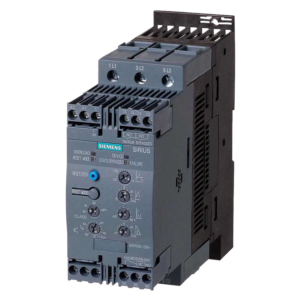 [16378] Arrancador Suave 3RW40 Basic ADV 110-220VCA/VCC 63A 30kW/40HP Siemens