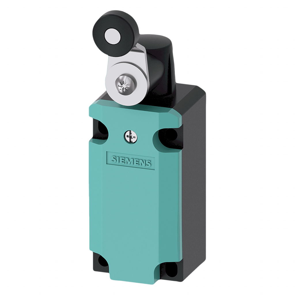 Límite de Carrera Estándar Metal Roldana 19mm Palanca Corta 1NA+1NC S:M20 Siemens