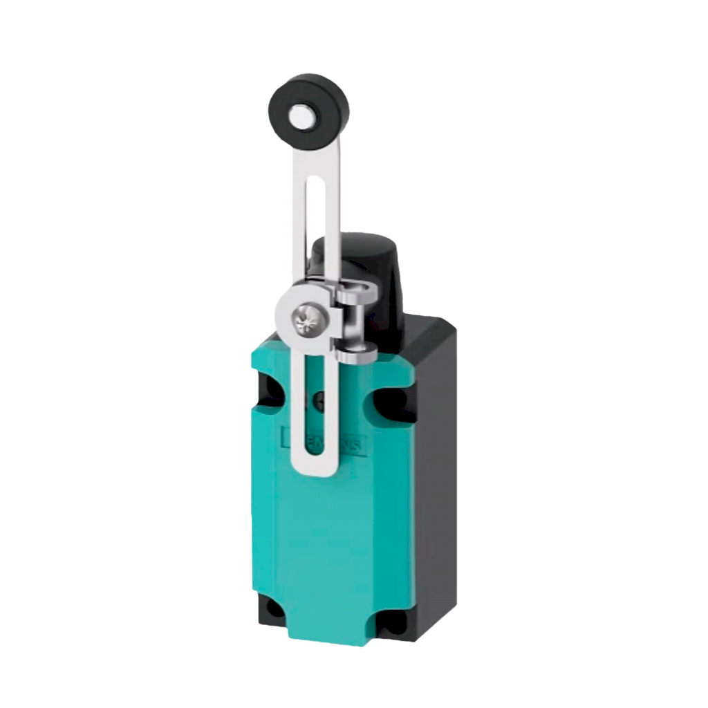 [19531] Límite de Carrera Mini Metal Roldana 19mm Palanca Larga 1NA+1NC S:M20 Siemens