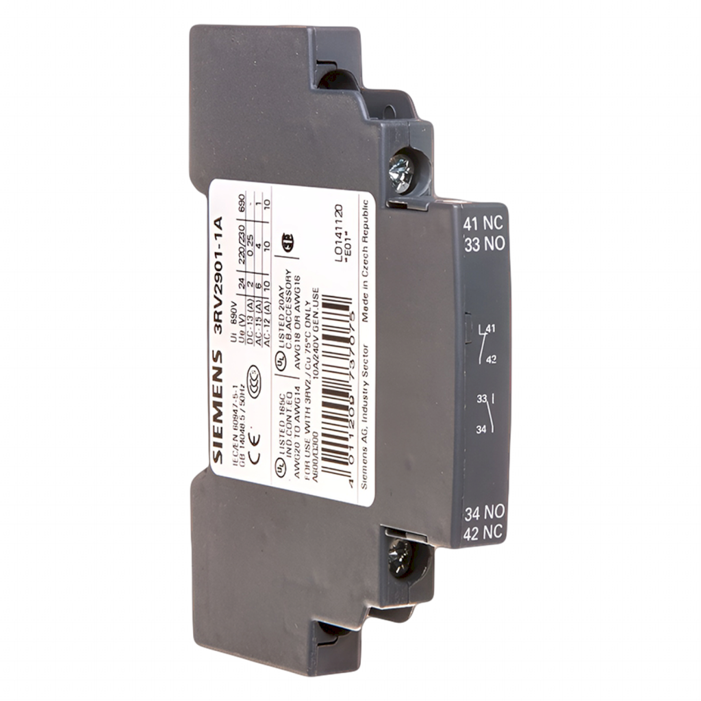 Contacto P/GM Innovation Tornillo Lateral 3RV2 1NA+1NC Siemens