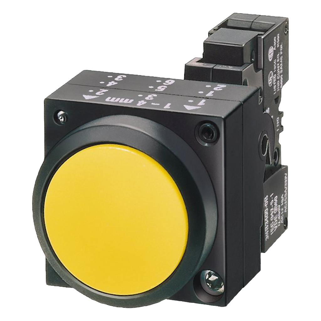 [4602] Pulsador 3SB3 Plástico Amarillo 1NA Siemens