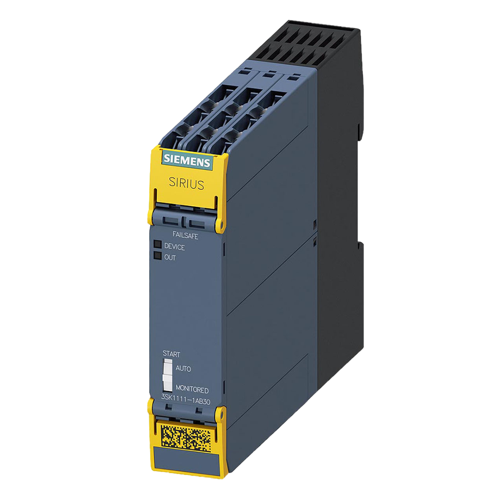 [20588] Relé Seguridad 3SK1 3 Canales+ 1CS 3NA+1NC 24VCA/CC Siemens