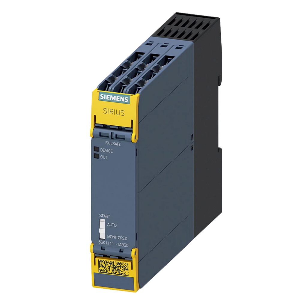 [20588] Relé Seguridad 3SK1 3 Canales+ 1CS 3NA+1NC 24VCA/CC Siemens