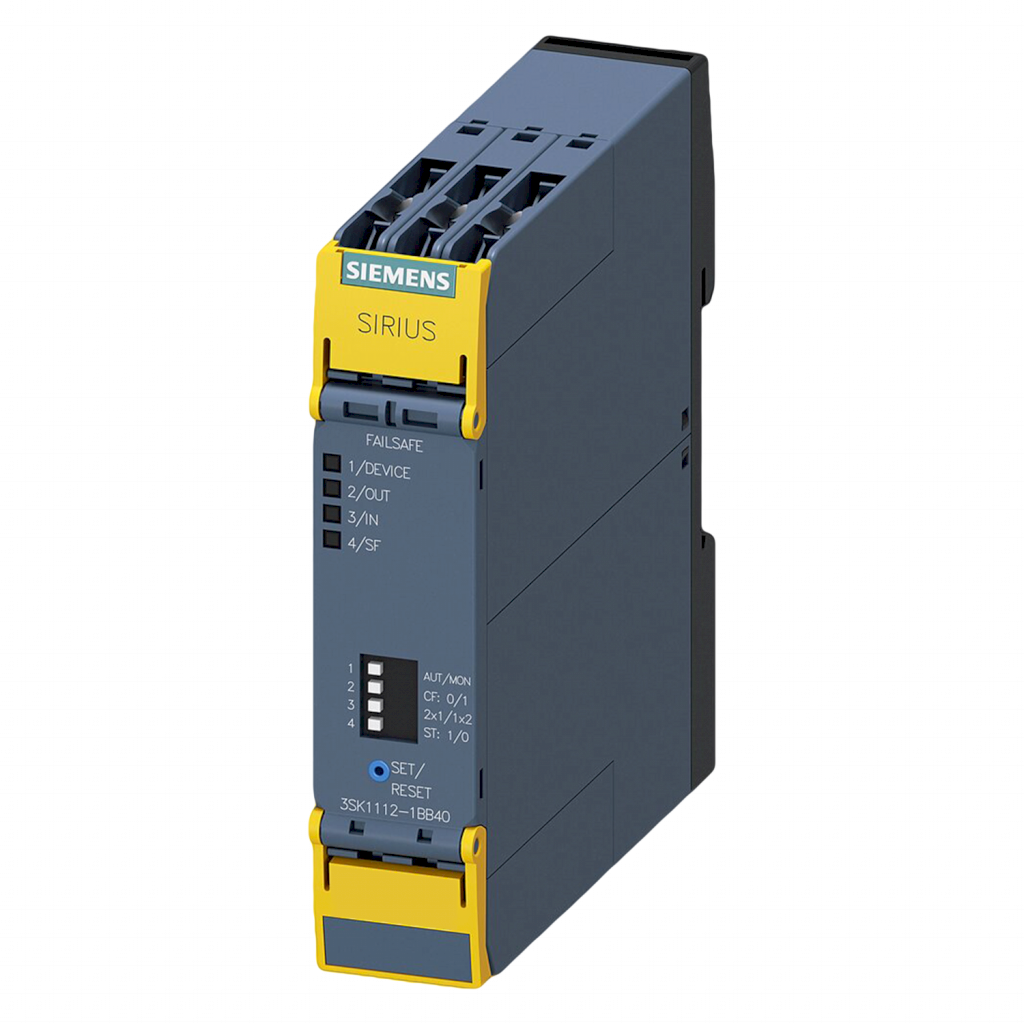 Relé Seguridad 3SK1 2 Canales+1CS 24VCC Siemens