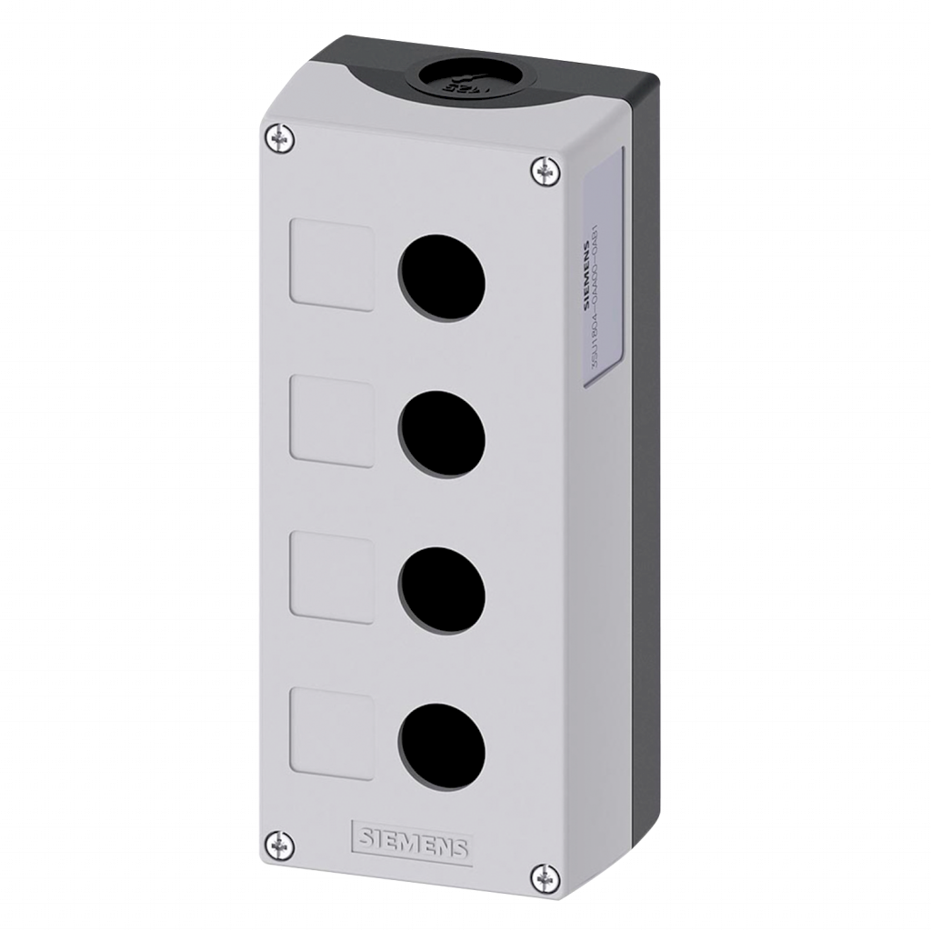 Caja Colgante PVC Gris 4 Orificios Siemens